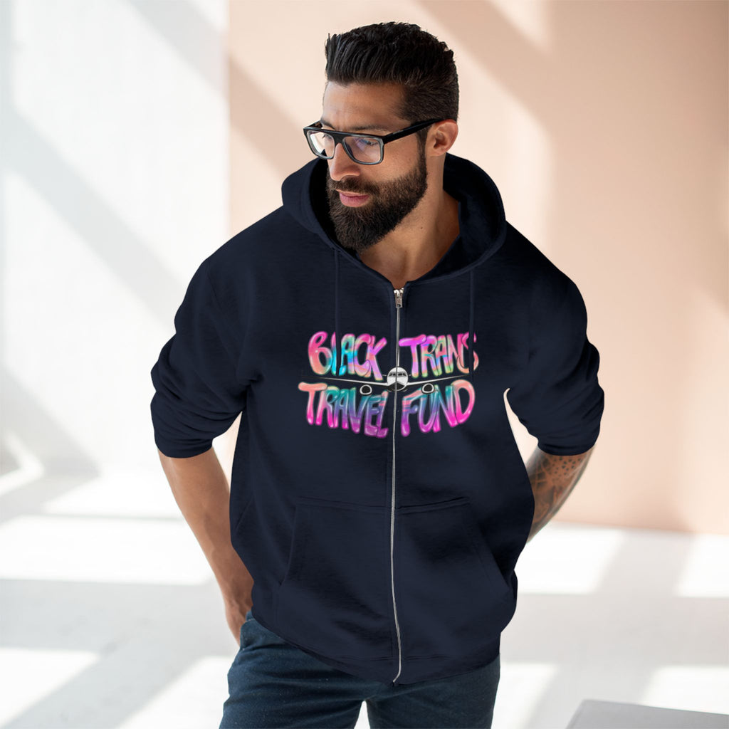BTTF - Black Trans Travel Fund Unisex Zip-Up Hoodie