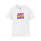 Just Love Unisex Softstyle T-Shirt | Perfect for Pride, Anniversaries, and Everyday Wear