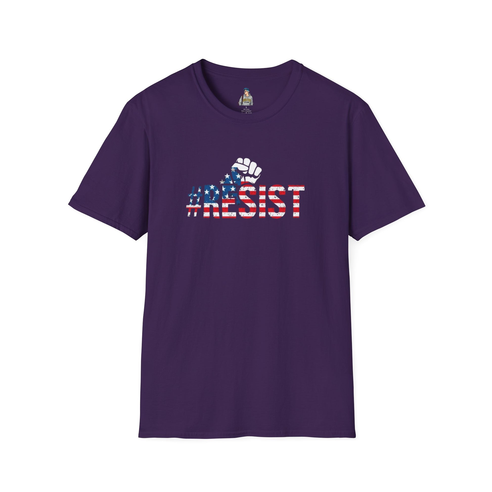 RESIST Unisex Softstyle T-Shirt - Empowering Statement Tee for Activists