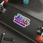 Die-Cut Stickers - TRANS VISIBILITY SAVES LIVES