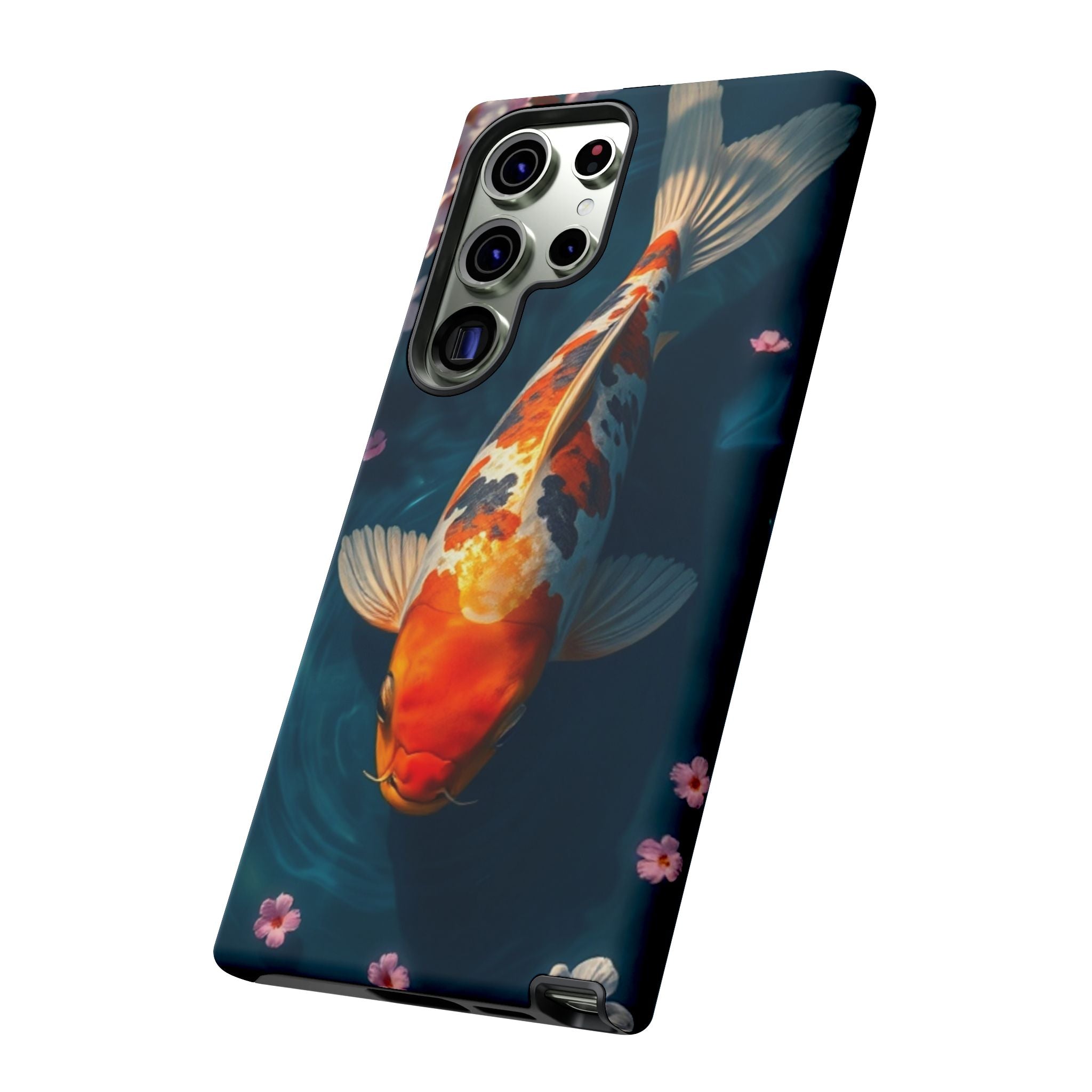 Peaceful Koi Cherry Blossom Tough Cases For Android & iPhone