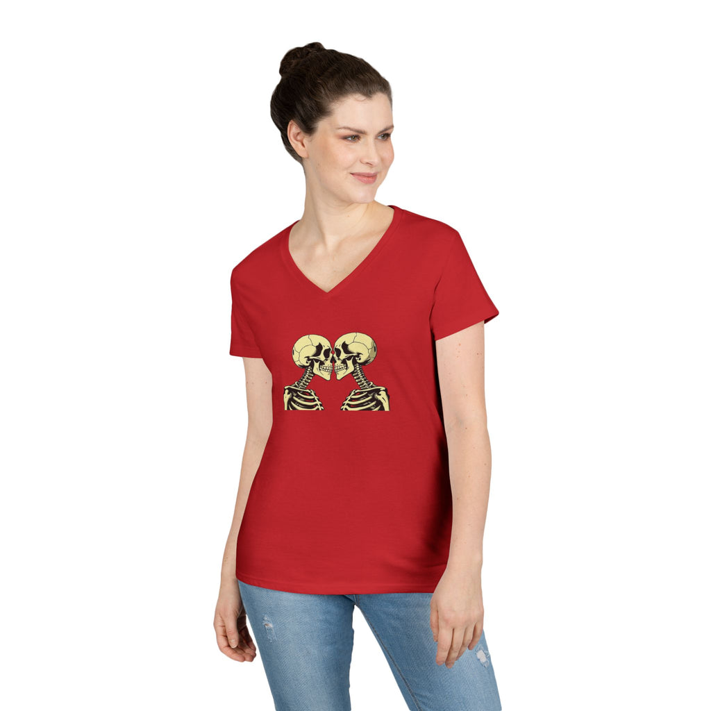 Love is Deeper than Skin Ladies' V-Neck T-Shirt