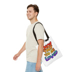 Know That You Are Loved Text Design Tote Bag
