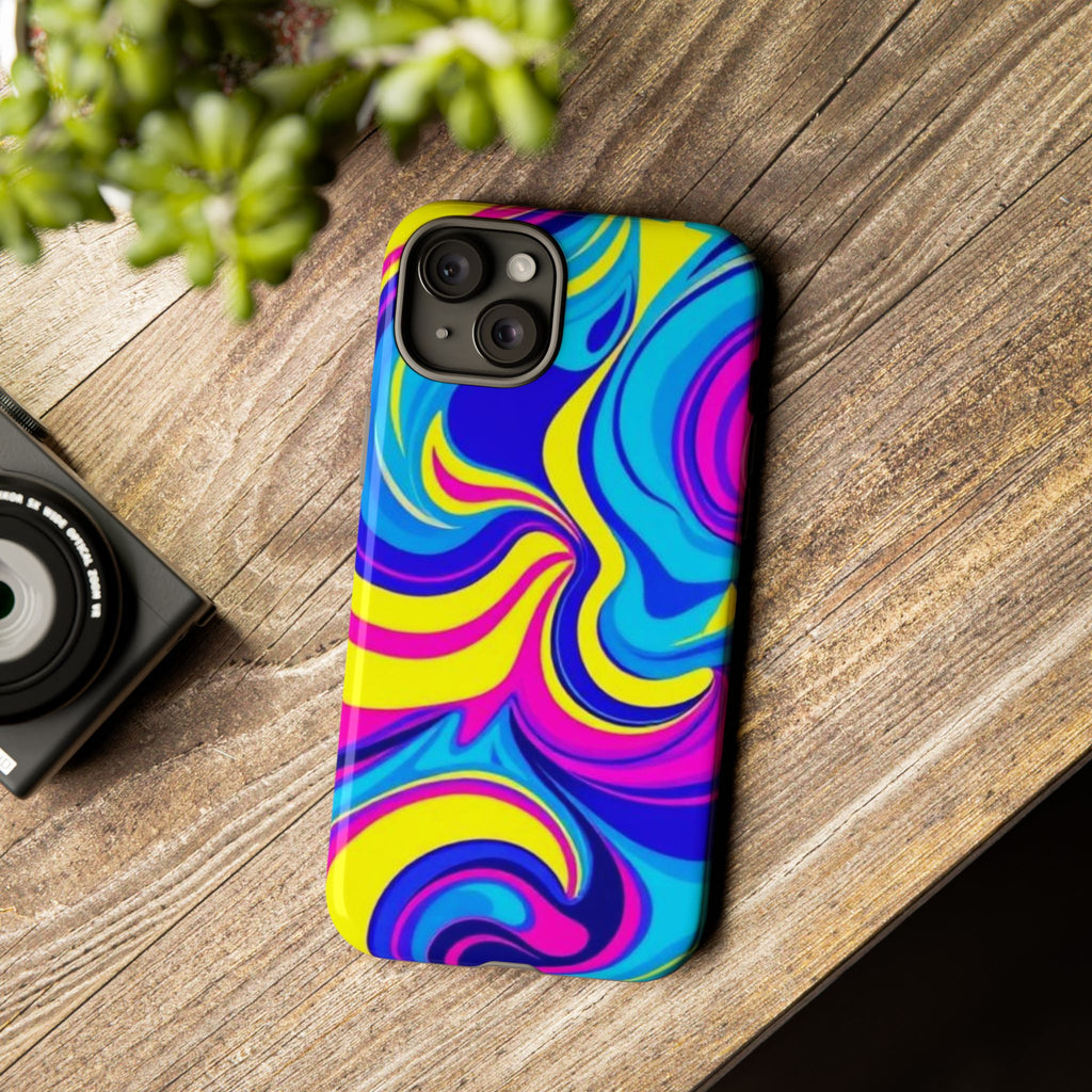 Psychedelic Swirl Tough Phone Case for iPhone