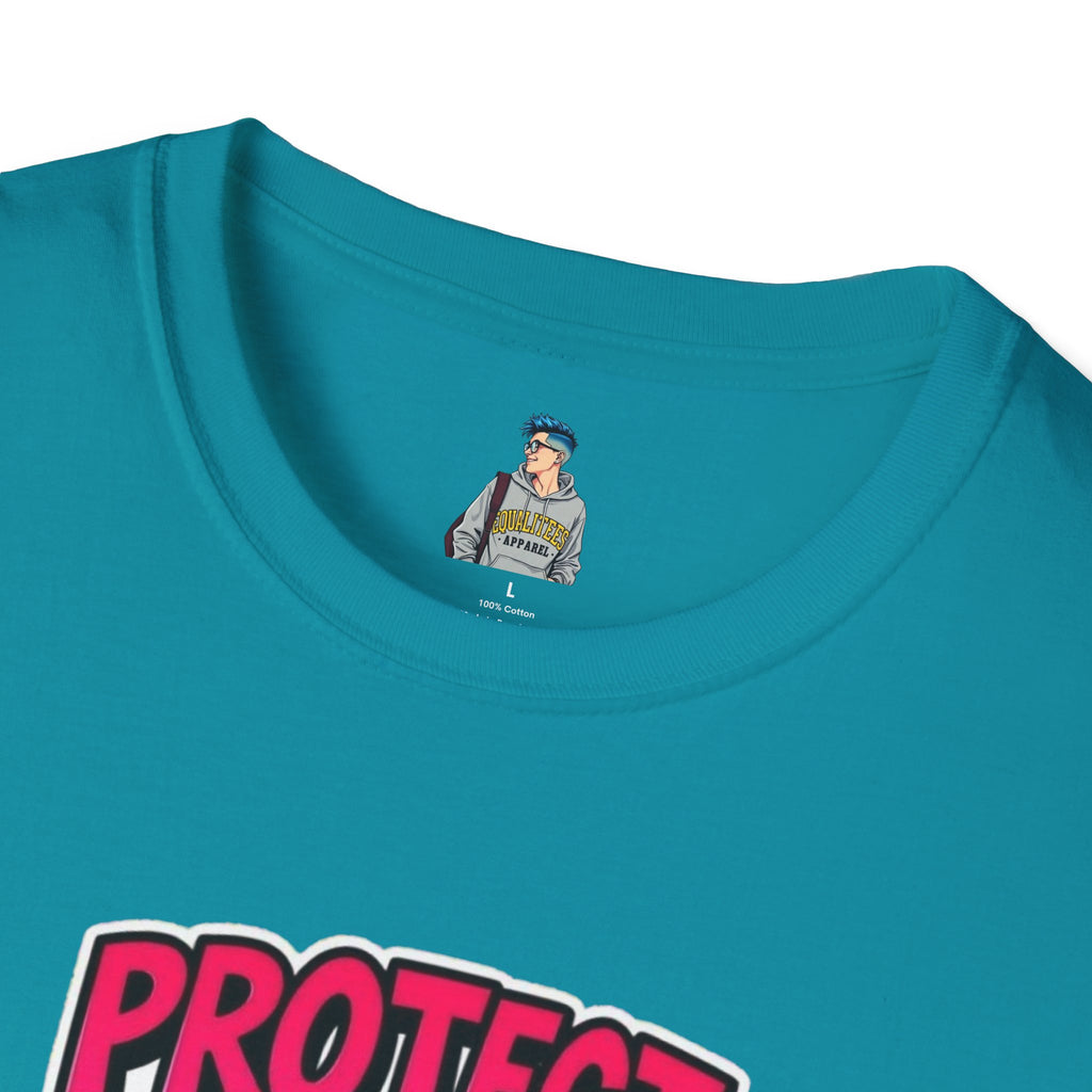 Protect Queer Kids Unisex Softstyle T-Shirt | Inclusive & Comfortable Tee