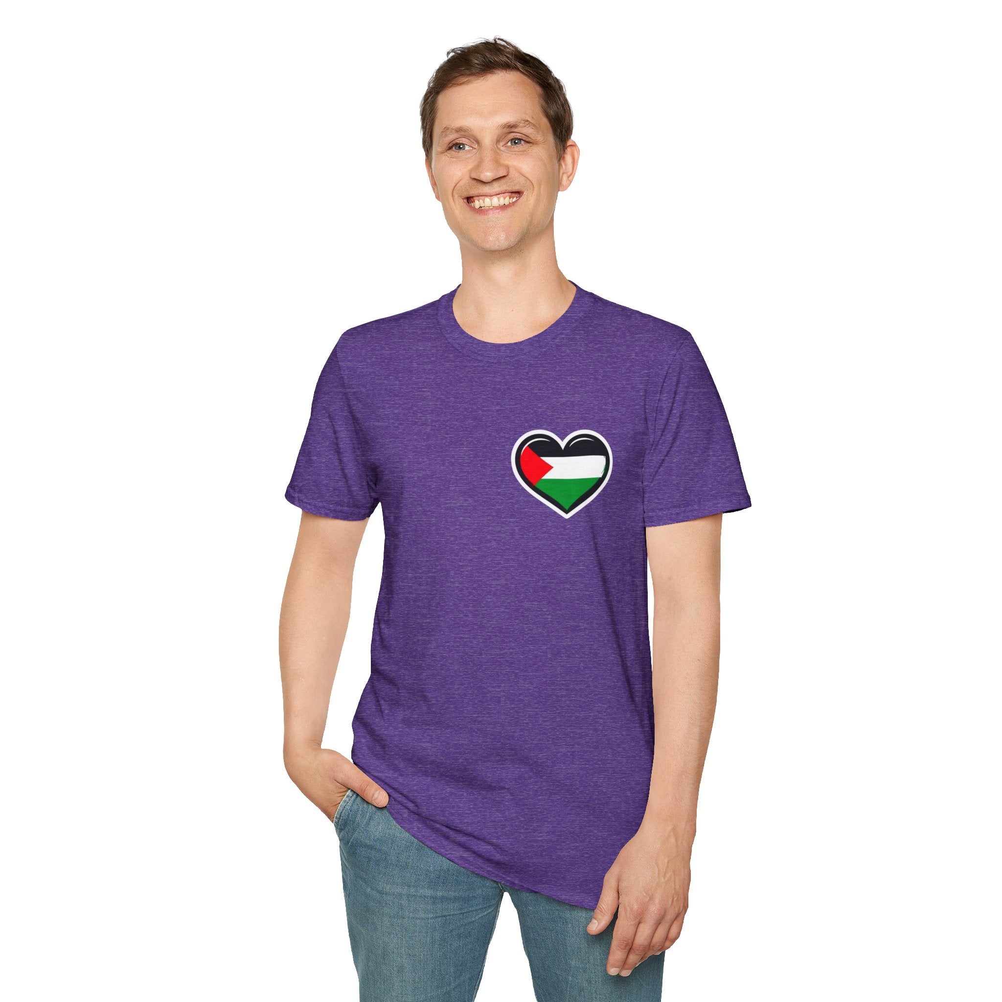 Unisex Softstyle T-Shirt: Stand with Gaza & We Are All Palestine Graphic Tee