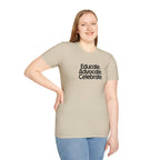 Teacher Advocate T-Shirt - Subtle Pride Educate Advocate Celebrate Design - EqualiTees.Me