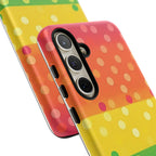 Rainbow Polka-Dot Tough Case for Android
