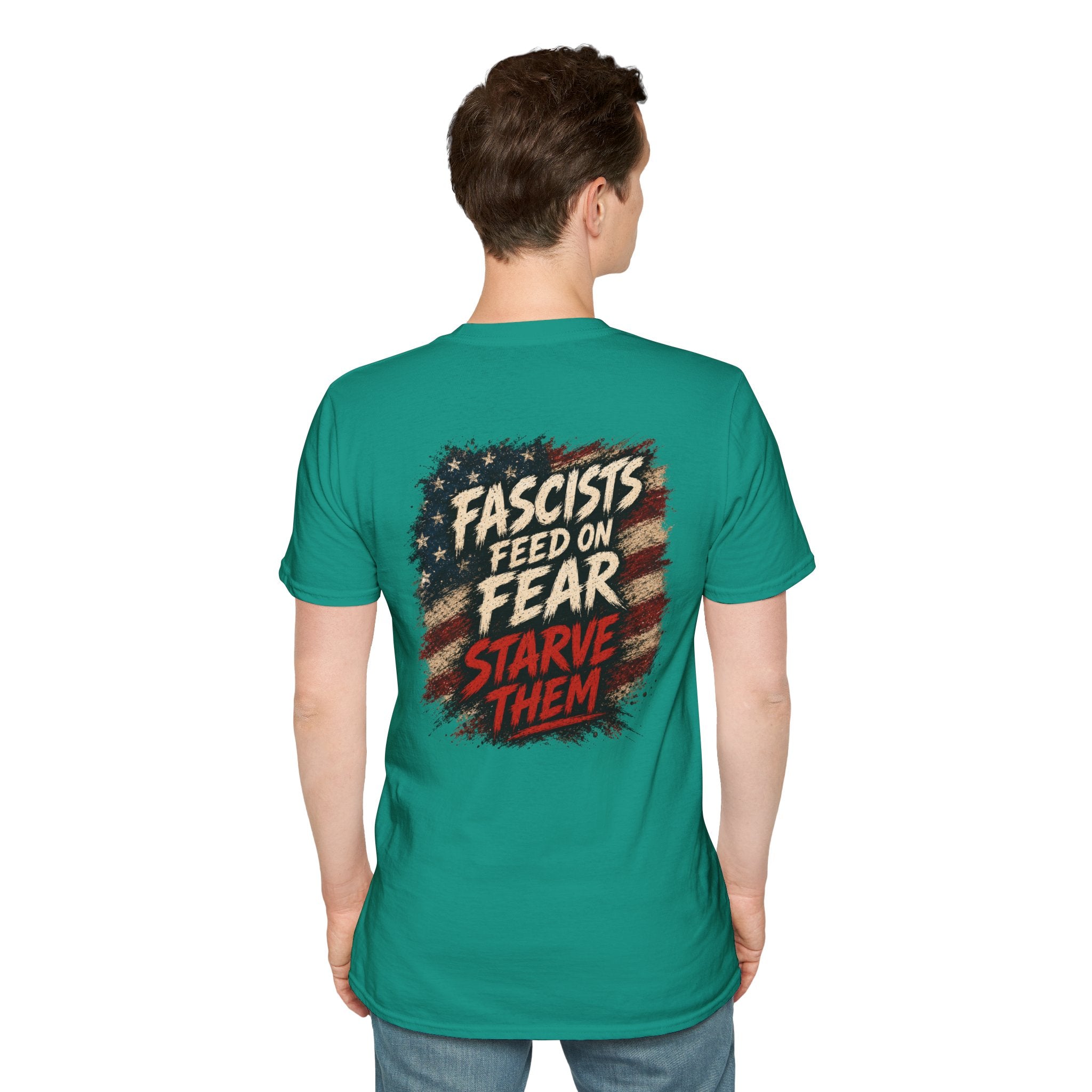 Patriots Don’t Stand For This T-Shirt — Statue of Liberty & Distressed Flag Graphic