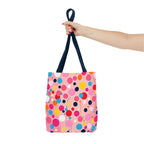 Dots and Drips over Pink Design - Tote Bag