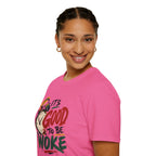 T-Shirt — "It's Good To Be Woke" Graphic Tee (Alarm Clock Design)