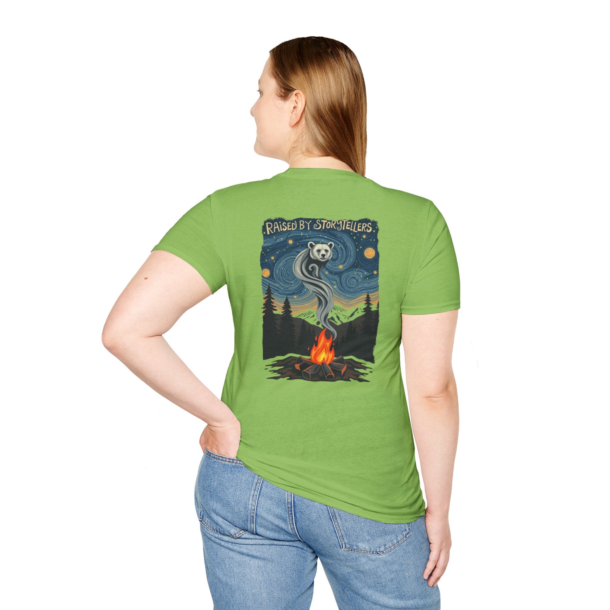 Raised by Storytellers Native Pride T-Shirt