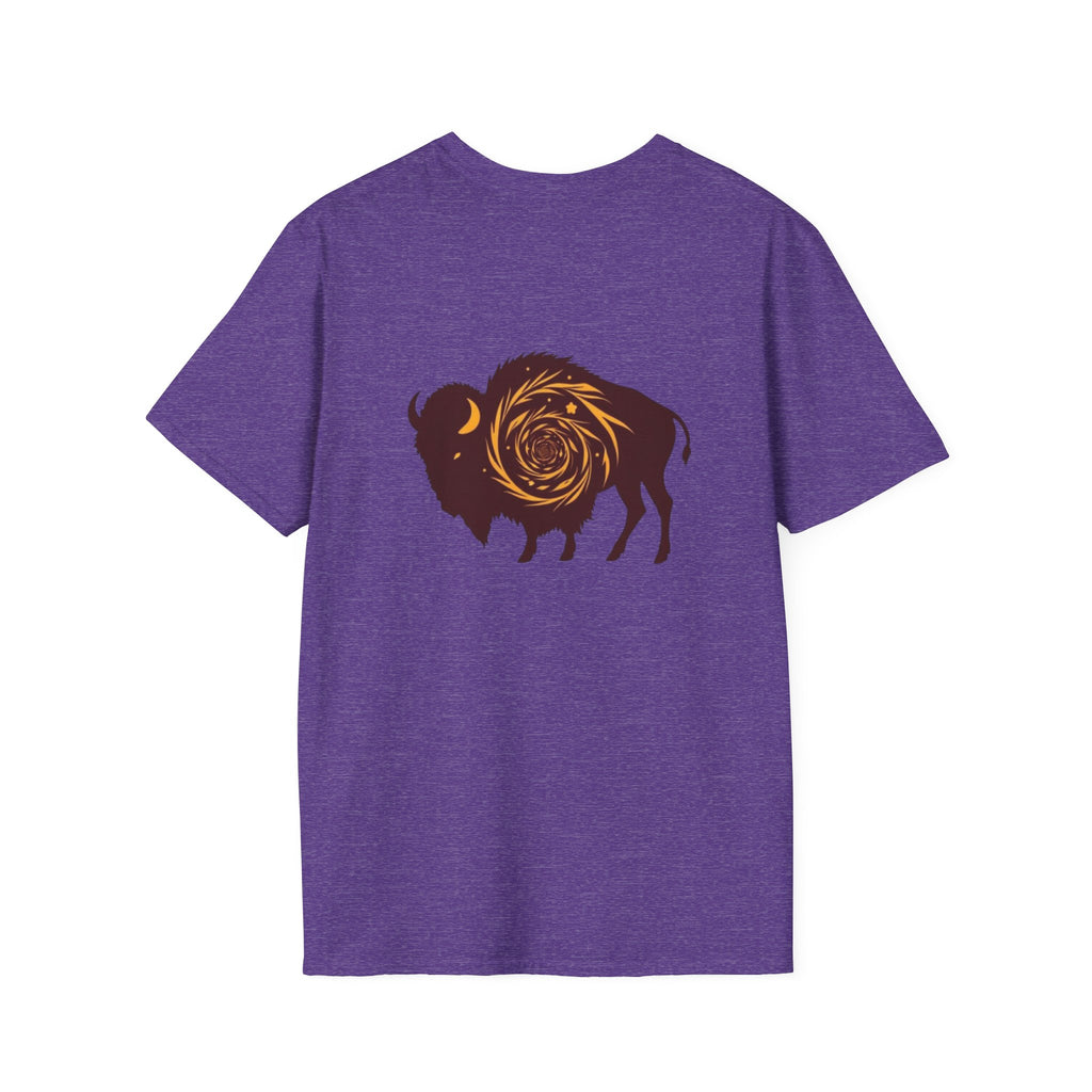Buffalo Spiral Design Unisex Softstyle T-shirt