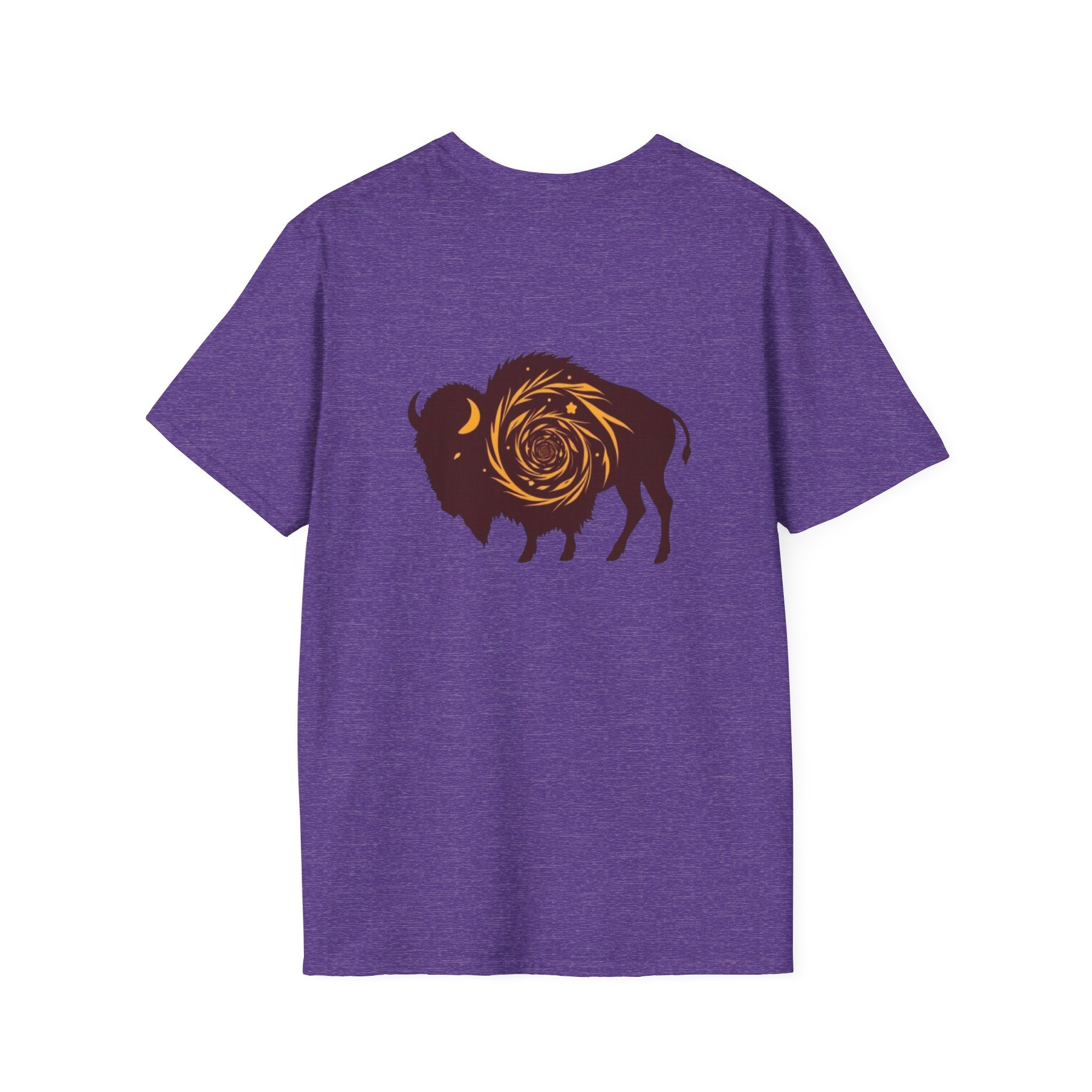 Buffalo Spiral Design Unisex Softstyle T-shirt