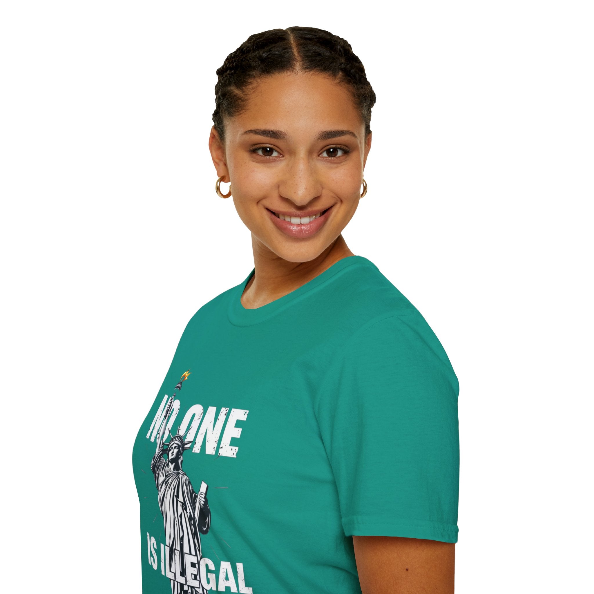 No One Is Illegal Graphic T-shirt