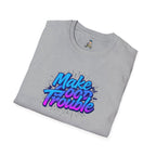 Make Good Trouble Blue Graphic Unisex T-Shirt - Fun & Bold Design for Everyday Wear