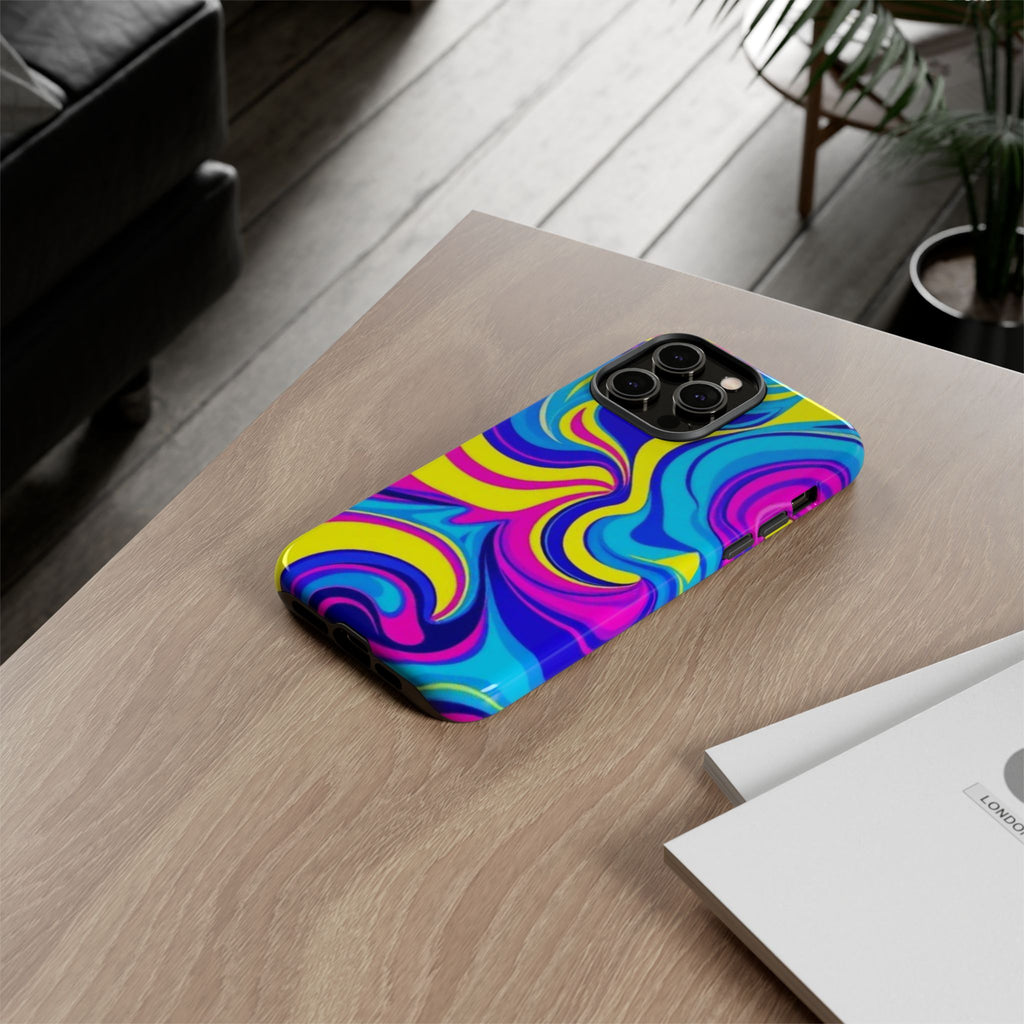 Psychedelic Swirl Tough Phone Case for iPhone