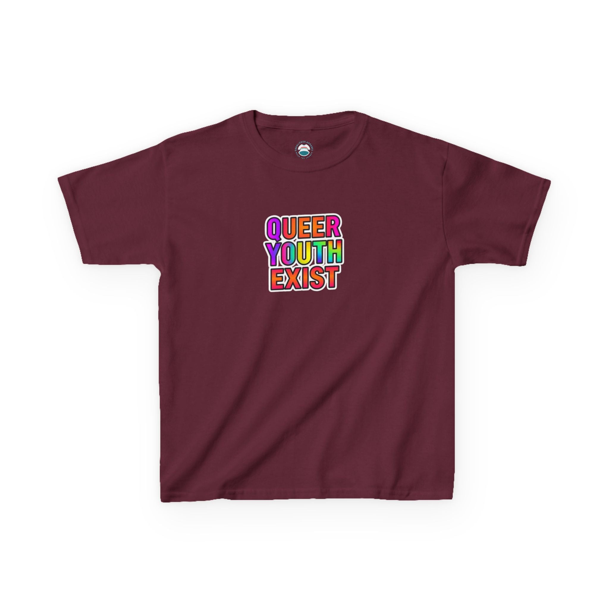 QUEER YOUTH EXIST Kids Heavy Cotton™ Tee - Pride Shirt for Children