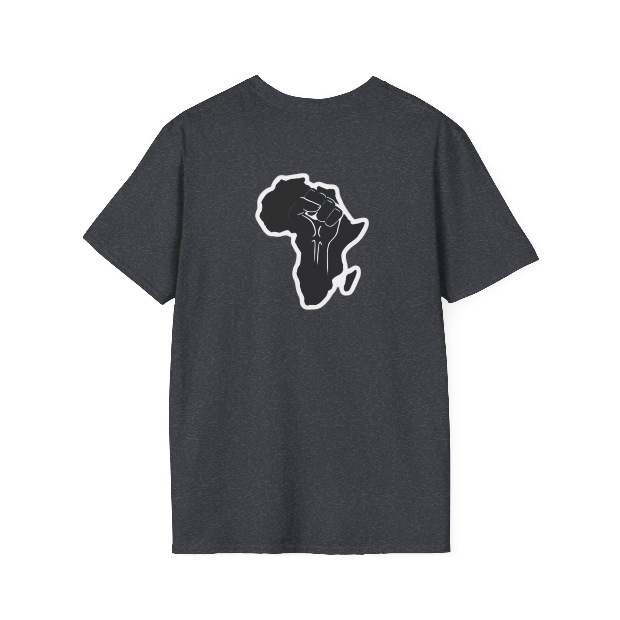 Unity and Heritage Unisex Softstyle T-Shirt with Pan-African Heart