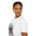 Resist - Patriotic Statue of Liberty T-Shirt - Unisex Softstyle Tee