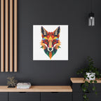 Colorful Fox Canvas Wall Art - Polished Modern Home Décor