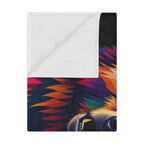 Fractal Bear Microfiber Blanket