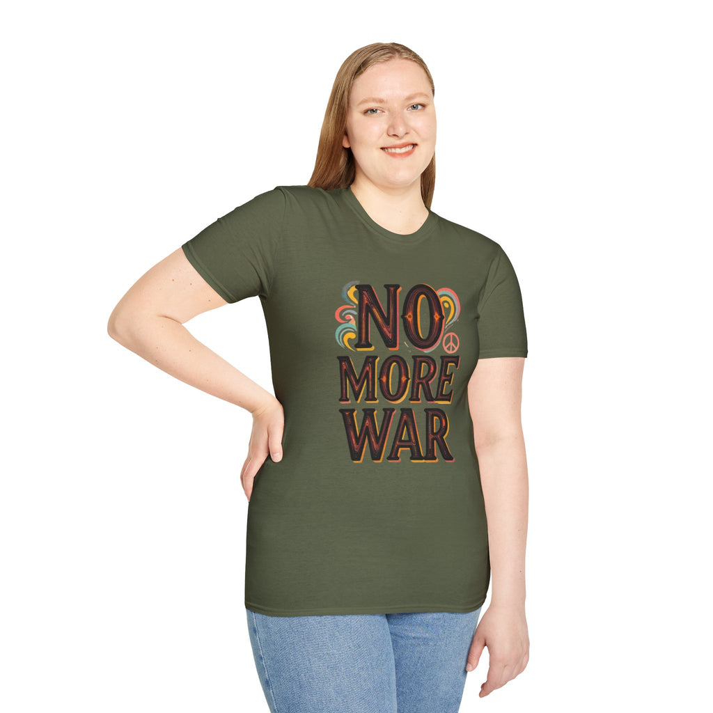 No More War Peace T-Shirt — Retro Anti-War Graphic Tee