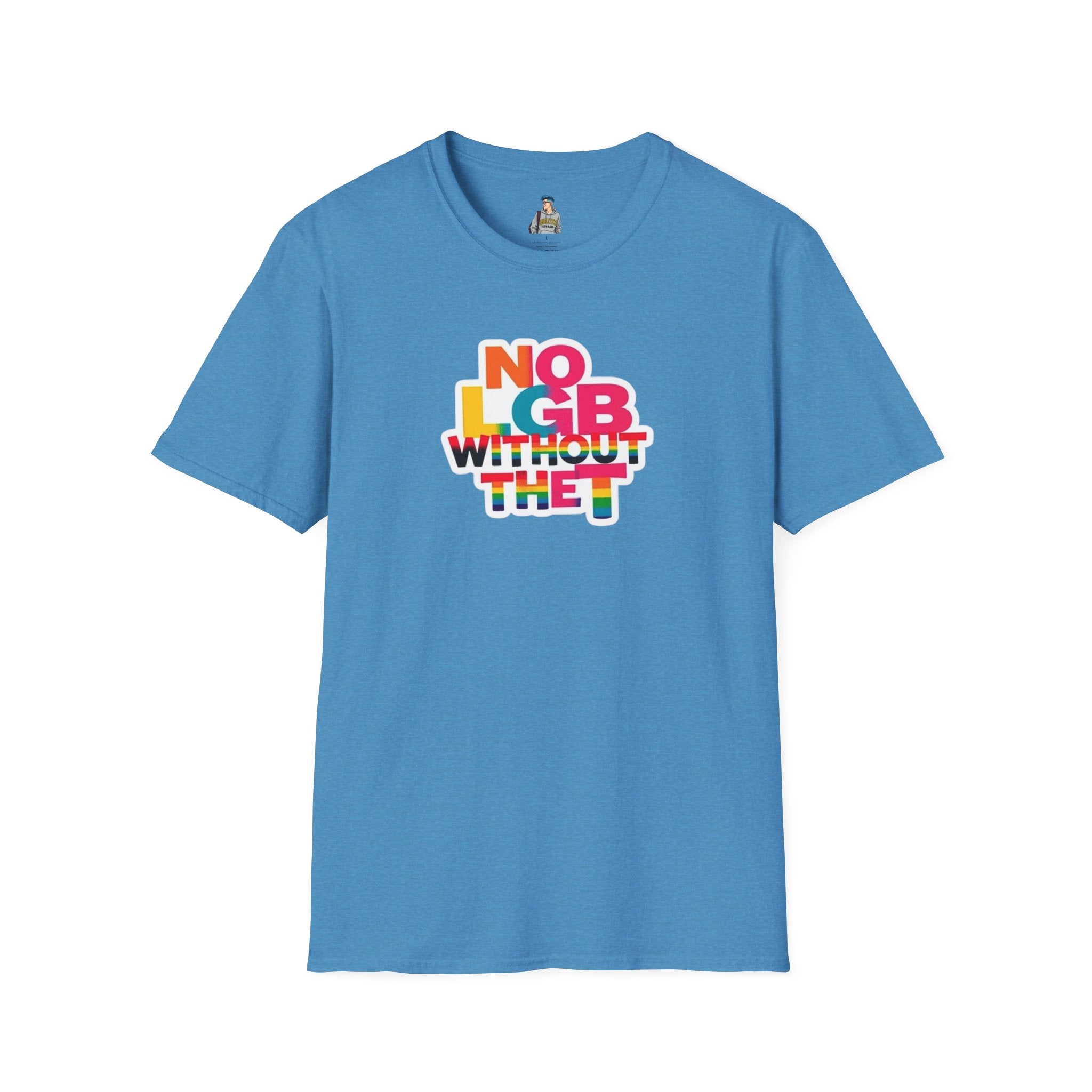 Unisex Softstyle T-Shirt - Trans Visibility No LGB Without the T Statement Tee