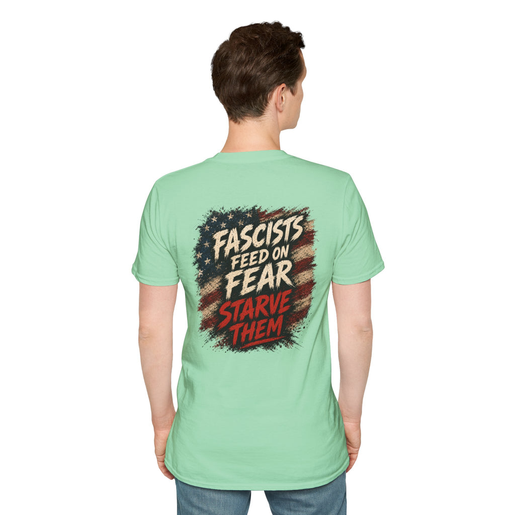 Patriots Don’t Stand For This T-Shirt — Statue of Liberty & Distressed Flag Graphic