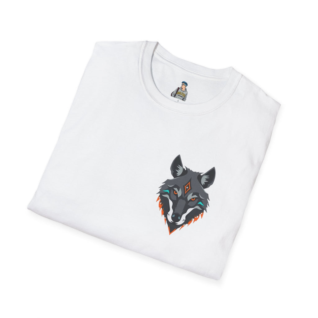 Mystical Wolf Design Unisex Softstyle T-shirt