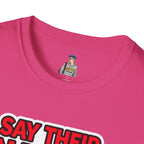 Unisex Softstyle T-Shirt: Say Their Names - Black Trans Lives Matter Tee