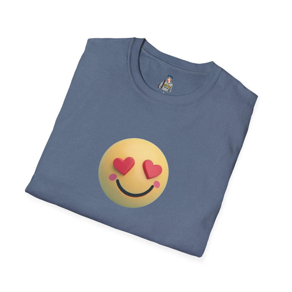 Heart Eyes Emoji - Unisex Softstyle T-Shirt