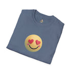 Heart Eyes Emoji - Unisex Softstyle T-Shirt