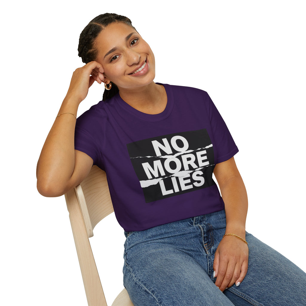 No More Lies T-Shirt — Bold Protest Graphic Tee