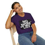 No More Lies T-Shirt — Bold Protest Graphic Tee