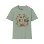 Juneteenth T-Shirt — "Happy Juneteenth" Floral Celebration Tee