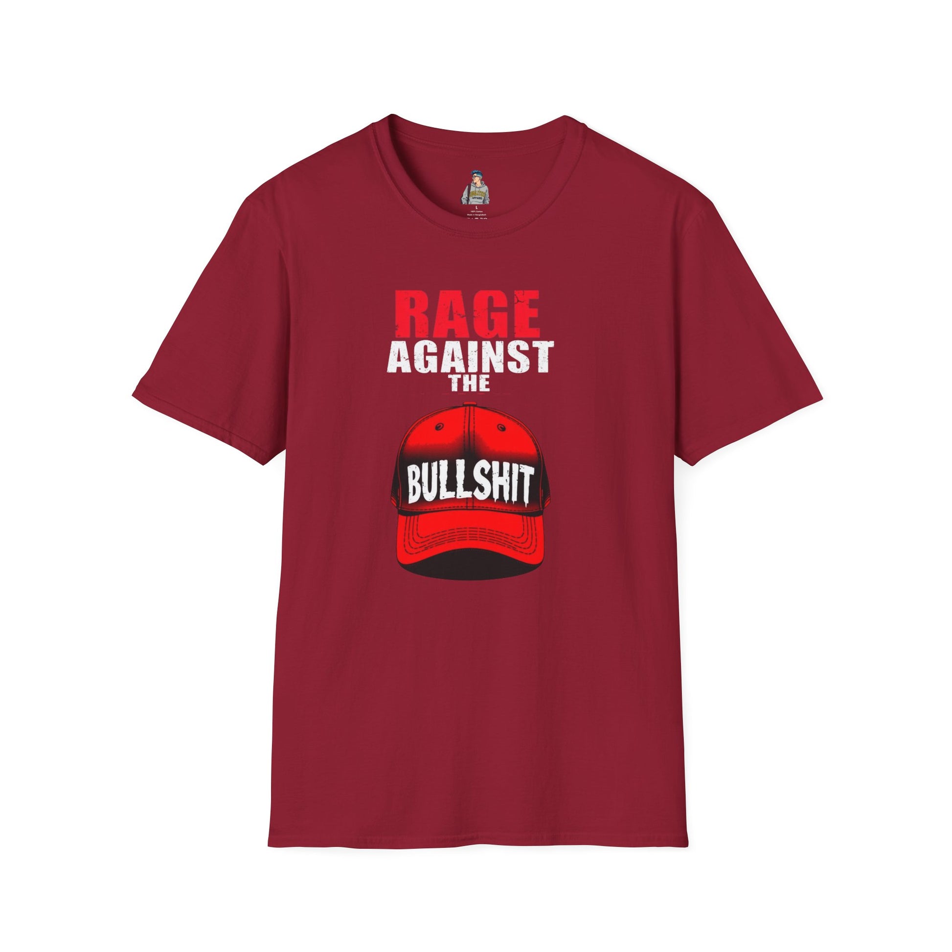 Unisex Softstyle T-Shirt - "Rage Against the BS" Graphic Tee