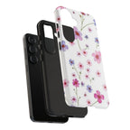 Pink Wildflower Tough Case for Android
