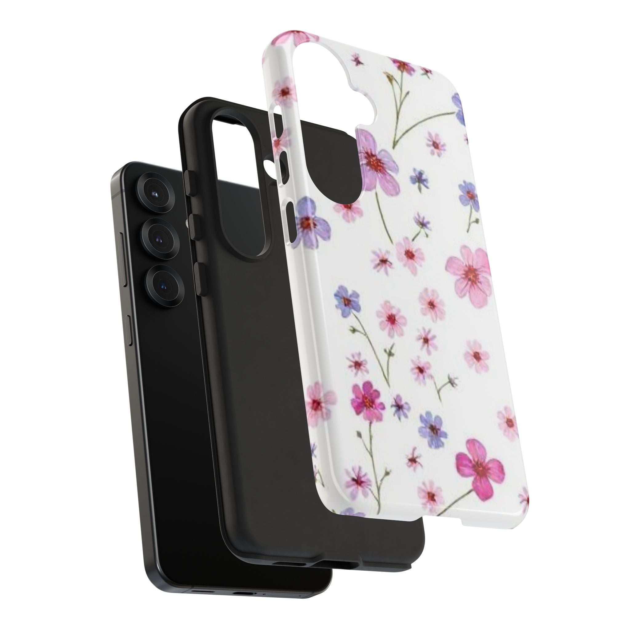 Pink Wildflower Tough Case for Android