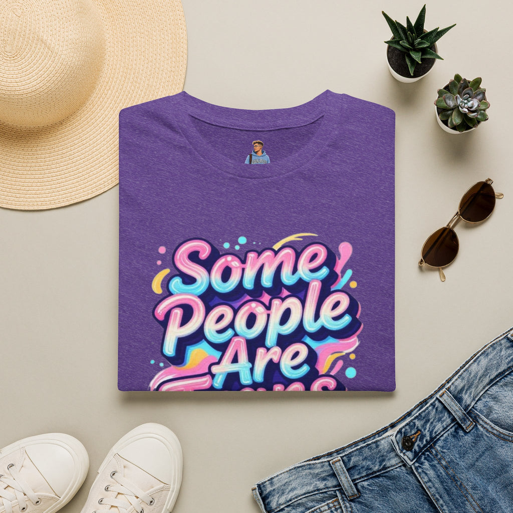 Some People are Trans T-Shirt — "Some People Are Trans. Get Over It." Colorful Pride Tee