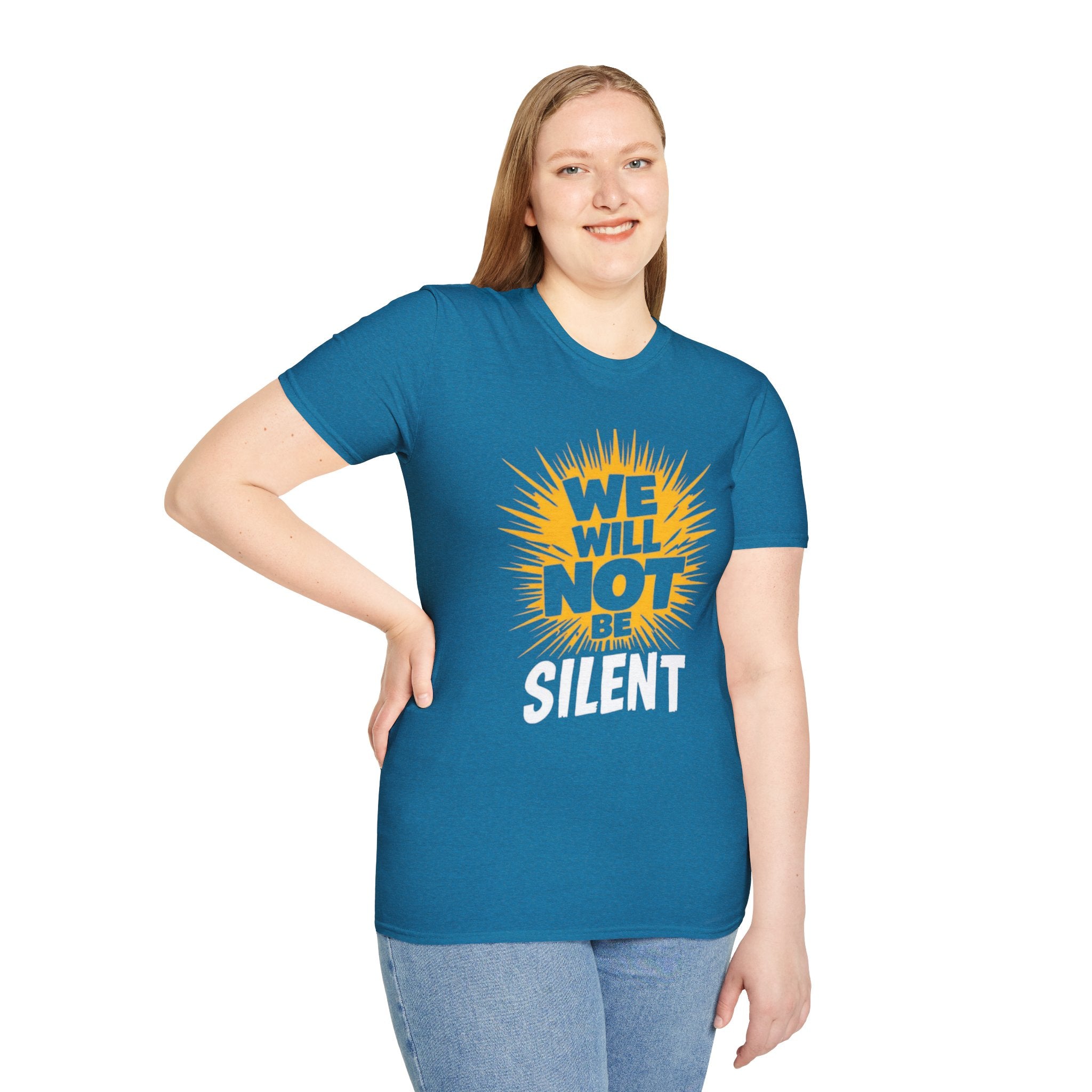Empowerment Graphic Tee - We Will Not Be Silent | Unisex Softstyle T-Shirt