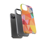 Colorful Geometric Tough Phone Case for iPhone