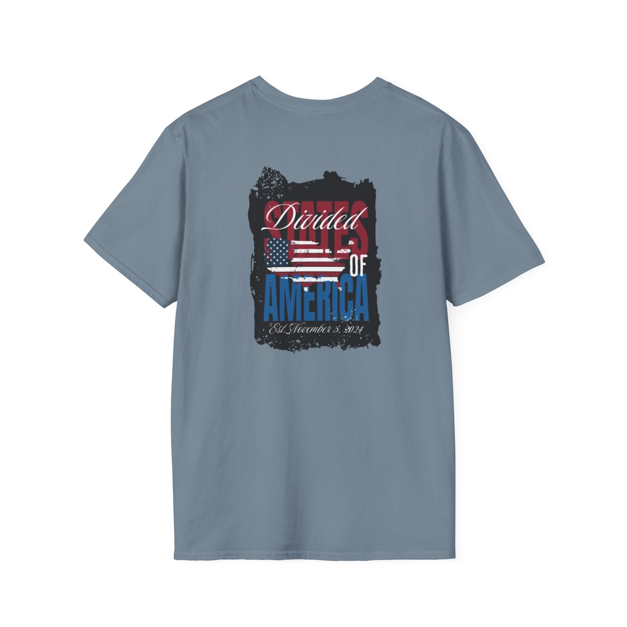 Divided States of America Graphic Tee Softstyle Unisex T-Shirt
