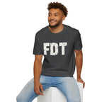FDT Distressed Graphic T‑Shirt — Bold Statement Tee