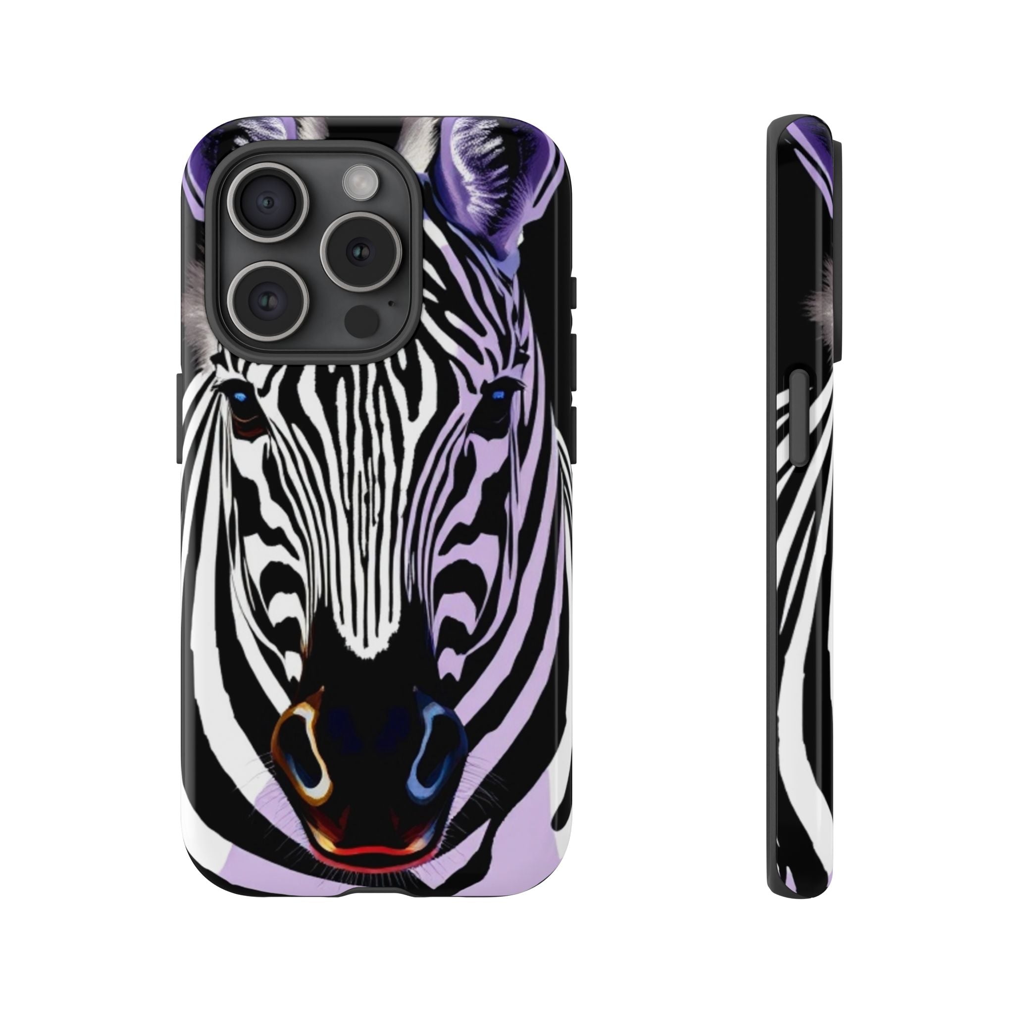Android OR iPhone Compatible Cases - Zebra Design - Unique Tough Cases