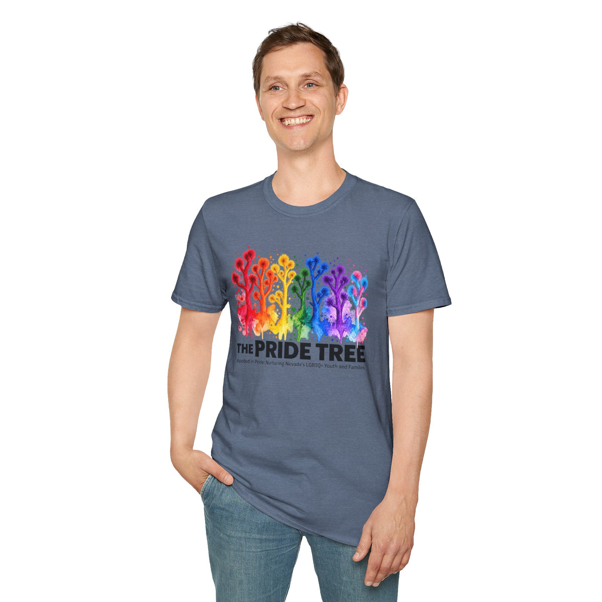 Pride Tree Las Vegas T-Shirt - Black Text