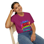 Pride T-Shirt, Unisex Graphic Tee, "I don't even think straight"