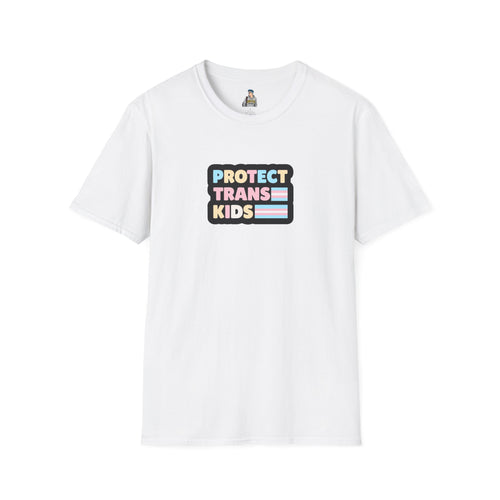 "Protect Trans Kids" Unisex Softstyle T-Shirt - Empowerment & Pride Apparel