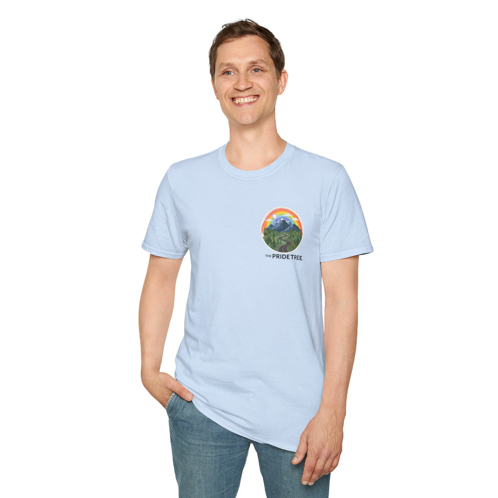 Pride Tree Las Vegas Mountain Graphic T-Shirt