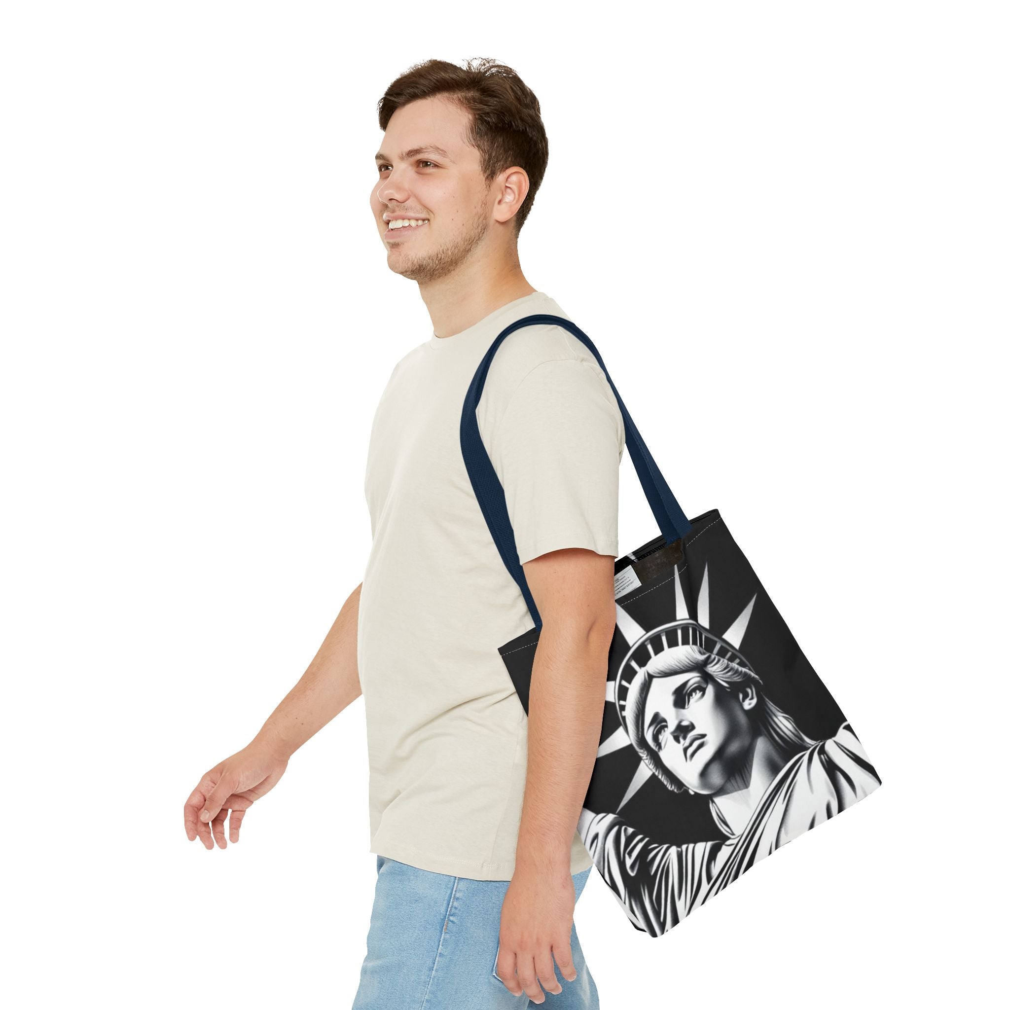 Lady Liberty Sketch Tote Bag